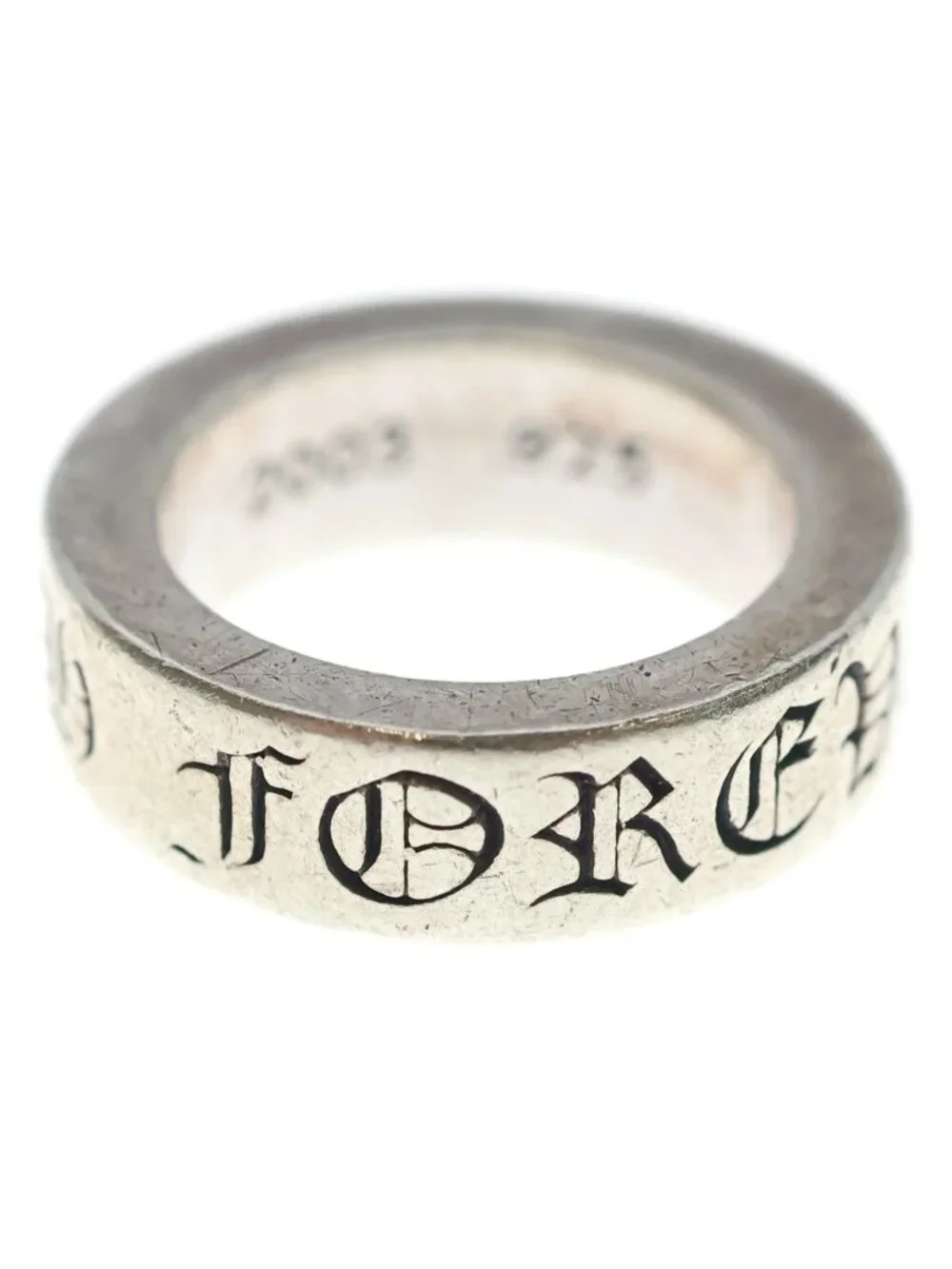 Chrome Hearts Spacer Forever Ring Silver